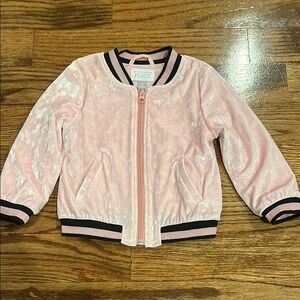 The Children's Place Pink Velvet Kids Jacket
